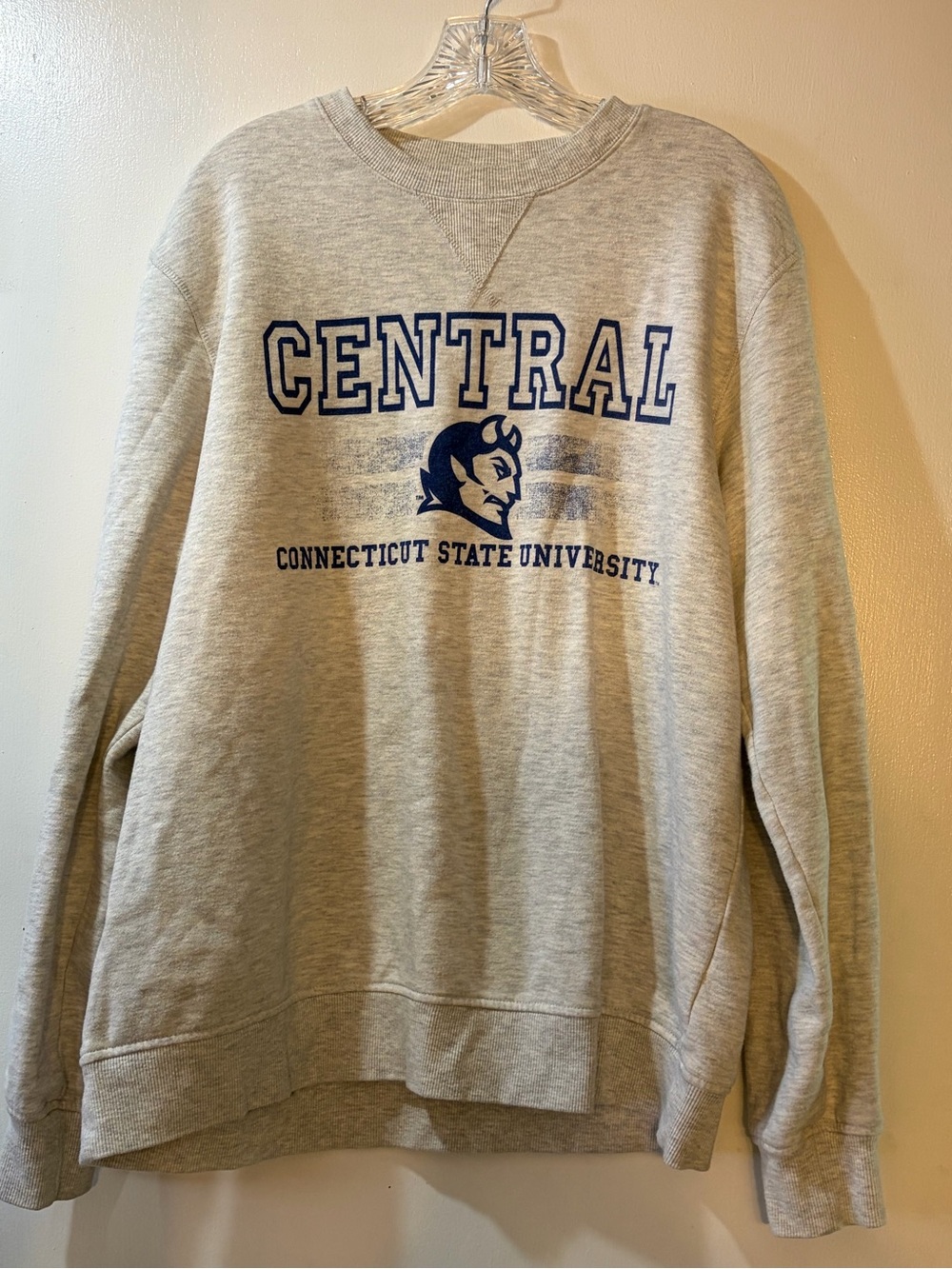 CCSU Camp David Crewneck Sweatshirt Mens Sz Large
